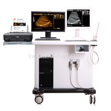 Machine ya Ultra Trolley Ultrasound Machine na Workstation